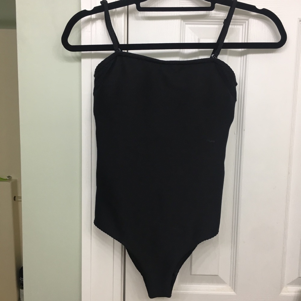robbed one piece swimsuit